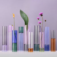 Vase Violet/fumé | 35cm